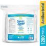 Germ-Away Fresh Scent Sanitizing Hand Wipes Kit - Get (2) 1200ct Refill Rolls and (1) White Wall Mounted Dispenser, Total 2400 Wipes