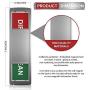 Premium Clean Dirty Dishwasher Magnet - Dishwasher Management Made Easy - 100% Metal and Acrylic, Easy-to-Read Labels, Magnetized Slider - Dishwasher Magnet Clean Dirty - Silver