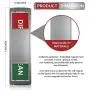 Premium Clean Dirty Dishwasher Magnet - Dishwasher Management Made Easy - 100% Metal and Acrylic, Easy-to-Read Labels, Magnetized Slider - Dishwasher Magnet Clean Dirty - Silver