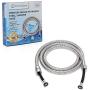 PurrfectZone Shower Hose Replacement - perfect for Shower or Bidet Sprayer, easy installation (48 inch, Brushed Nickel) PurrfectZone Shower Hose Replacement - perfect for Shower or Bidet Sprayer, easy installation (48 inch, Brushed Nickel)
