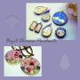Open Bezel Pendants Charms Resin Molds for Jewelry Findings DIY Pressed Flower Frame Assorted Geometric Hollow Trays 30pcs