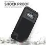 Samsung Galaxy Note 8 case,Feitenn Extreme Armor Alloy Aluminum Metal Bumper Soft Rubber Military Heavy Duty Shockproof Hard Case for Samsung Galaxy Galaxy Note 8 (Black)