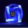 Thermaltake 200mm Pure 20 Series Blue LED Quiet High Airflow High Performance Easy to Install Case Fan CL-F016-PL20BU-A, Clear w Blue LED
