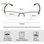 Cyxus Blue Light Blocking Computer Glasses [Better Sleep] Anti Digital Eye Strain Headache Video Eyewear (Rectangular Gunmetal Frame)
