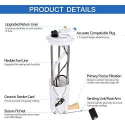 FAERSI Replace# E3947M 19177242 Compatible with Chevy & GMC Pickup Truck K1500 K2500 K3500 1997 1998 1999 2000 Fuel Pump Assembly w/Sensor