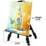T-SIGN 66 Inches Reinforced Artist Easel Stand, Extra Thick Aluminum Metal Tripod Display Easel 21 to 66 Inches Adjustable Height with Portable Bag for Floor/Table-Top Drawing and Displaying, 2 Pack T-SIGN 66 Inches Reinforced Artist Easel Stand, Extra Thick Aluminum Metal Tripod Display Easel 21 to 66 Inches Adjustable Height with Portable Bag for Floor/Table-Top Drawing and Displaying, 2 Pack