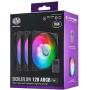 Cooler Master SickleFlow 120 V2 ARGB 3N1 Pack - Controller Included, ARGB Motherboard Compatible, Translucent Air Balance Blades, 62 CFM, 2.5 mmH2O, 8 to 27 dBA - ARGB
