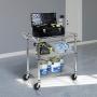 Seville Classics 3-Tier UltraDurable Commerical-Grade Heavy-Duty NSF-Certified Service Utility Storage Cart, 33.75'' W, Chrome