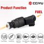 Injectors,cciyu 4 Holes Fuel Injectors Set fit for 99-01 for Jeep for Cherokee,99-04 for Jeep for Grand Cherokee/Wrangler,00-03 for Dodge for Ram 2500 Van/Ram 3500 Van 0280155784,6 Pieces