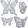 Gejoy 4 Pieces Butterfly Set Cutting Dies Metal Butterfly Die Embossing Stencils for Thanksgiving Christmas Card Paper DIY Craft Decoration Gejoy 4 Pieces Butterfly Set Cutting Dies Metal Butterfly Die Embossing Stencils for Thanksgiving Christmas Card Paper DIY Craft Decoration