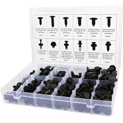 SunplusTrade 240 Pcs Push Type Retainer Clips for Toyota GM Ford Honda Acura Chrysler with Plastic Storage Case