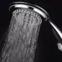 Dream Spa 1459 9-Setting High-Power Ultra-Luxury Handheld Shower Head with Patented ON/OFF Pause Switch and 5-7 foot Stretchable Stainless Steel Hose (Premium Chrome) Use as overhead or handshower Dream Spa 1459 9-Setting High-Power Ultra-Luxury Handheld Shower Head with Patented ON/OFF Pause Switch and 5-7 foot Stretchable Stainless Steel Hose (Premium Chrome) Use as overhead or handshower