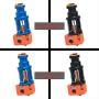 Phaetus Dragon Hotend 3D Printer Accessories Dragon All Metal Hotend Standard High Flow Rate Extruder Compatible with Prusa I3 MK3 Titan Extruder BMG Extruder（High Flow in Blue)）