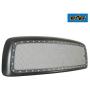 EAG Rivet Studded Frame Black Stainless Steel Wire Mesh Packaged Grille Fit for 02-05 Dodge Ram 1500/03-05 Dodge Ram 2500/3500