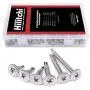 Hilitchi 410 Stainless Steel Wafer Head Phillips Self Drilling Screws Sheet Metal Tek Screws Assortment Kit, Modified Truss Head Self Driller - Size: #8 x 1/2'' ~ #8 x 1-1/2'' (Pack of 240) Hilitchi 410 Stainless Steel Wafer Head Phillips Self Drilling Screws Sheet Metal Tek Screws Assortment Kit, Modified Truss Head Self Driller - Size: #8 x 1/2'' ~ #8 x 1-1/2'' (Pack of 240)
