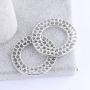 Reidgaller 20pcs Circle Hollow Frame Earring Hoops Charms DIY Metal Filigree Pendant Connectors DIY Embellishment for Jewelry Making Findings Reidgaller 20pcs Circle Hollow Frame Earring Hoops Charms DIY Metal Filigree Pendant Connectors DIY Embellishment for Jewelry Making Findings
