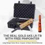 GOLD AKS Real LR-TR Long Range Precious Metal Detector - Authentic Gold, Silver, Copper, and Stone Underground Detection System - Discover Valuable Treasure - with Free Pin Pointer GOLD AKS Real LR-TR Long Range Precious Metal Detector - Authentic Gold, Silver, Copper, and Stone Underground Detection System - Discover Valuable Treasure - with Free Pin Pointer