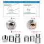 Waternymph NSF Certified Dual-function 2-Flow Kitchen Sink Aerator, 360-Degree Swivel Faucet Aerator Dual Sprayer, with Gasket Faucet Replacement Part - 55/64 Inch-27UNS Female Thread - Chrome- Swivel Waternymph NSF Certified Dual-function 2-Flow Kitchen Sink Aerator, 360-Degree Swivel Faucet Aerator Dual Sprayer, with Gasket Faucet Replacement Part - 55/64 Inch-27UNS Female Thread - Chrome- Swivel