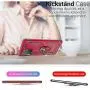 CoverON Metal Ring Kickstand Resistor Series Car Mount Compatible Phone Shockproof Cover for Samsung Galaxy S10 Lite Case/Galaxy A91 Case - Red