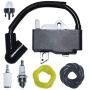 AUMEL 300953003 Ignition Coil Fuel Filter Line Hose Kit For Homelite UT-10514 UT-10518 UT-10517 UT-10520 UT-10516 UP07865 UP07865A UP05851 UP05851A A08676A U08653 PS06156 PS03634 Chainsaw part.