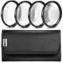 Zeikos 52mm 4 piece high definition Close-Up filter (+1, +2, +4 and +10 Diopters), Metal Rim, Magnification Kit, with Deluxe Case and Miracle Fiber Cloth Set Zeikos 52mm 4 piece high definition Close-Up filter (+1, +2, +4 and +10 Diopters), Metal Rim, Magnification Kit, with Deluxe Case and Miracle Fiber Cloth Set