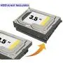 2.5'' to 3.5'' Bay SSD HDD Notebook Hard Disk Drive Metal Black Mounting Bracket Adapter Tray Kit 2.5'' to 3.5'' Bay SSD HDD Notebook Hard Disk Drive Metal Black Mounting Bracket Adapter Tray Kit