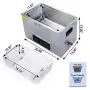 Ultrasonic Cleaner, ONEZILI Industrial 30L Large Heated Ultra Sonic Cleaner, 600W Carburetor Cleaner Machine with Drainage System for Metal Parts, Carburetor, Fuel Injector, Brass, Motor Repair Tools Ultrasonic Cleaner, ONEZILI Industrial 30L Large Heated Ultra Sonic Cleaner, 600W Carburetor Cleaner Machine with Drainage System for Metal Parts, Carburetor, Fuel Injector, Brass, Motor Repair Tools