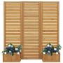 Yardistry YM11703 Fusion Planter Cedar Privacy Screen, Brown