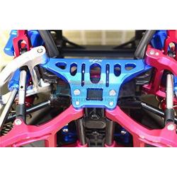 GPM for Traxxas Unlimited Desert Racer 4X4 (#85076-4) Upgrade Parts Aluminum Thickened Front Upper Arm Stabilizer - 1Pc Set Orange