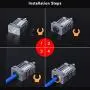 BIGTREETECH Direct MK8 CR10 Extruder Heatsink Upgrade All Metal Hotend with MK8 Nozzle 3D Parts for Ender3 CR10 Heat Breaker BIGTREETECH Direct MK8 CR10 Extruder Heatsink Upgrade All Metal Hotend with MK8 Nozzle 3D Parts for Ender3 CR10 Heat Breaker