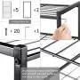 Titan Mall Shoes Rack for Closets Free Standing Shoe Rack 5 Tier Shoe Rack Metal Shoe Rack Shoe Organizer 25 Inch Wide Shoe Tower Shelf Storage Titan Mall Shoes Rack for Closets Free Standing Shoe Rack 5 Tier Shoe Rack Metal Shoe Rack Shoe Organizer 25 Inch Wide Shoe Tower Shelf Storage