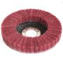 10Pcs 4.5'' x 7/8'' Nylon Fiber Flap Disc Polishing Grinding Wheel,Scouring pad Buffing Wheel for Angle Grinder, Polishing Tools (Grit 320)