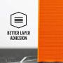 HATCHBOX PLA 3D Printer Filament, Dimensional Accuracy +/- 0.03 mm, 1 kg Spool, 1.75 mm, Orange