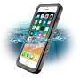 Cozycase Waterproof Case for iPhone 8 Plus/iPhone 7 Plus Case, Shockproof Full-Body Rugged Case with Built-in Screen Protector for Apple iPhone 8 Plus / 7 Plus - (Black)