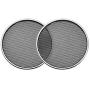 uxcell 2pcs 3'' Speaker Grill Mesh Decorative Circle Woofer Guard Protector Cover Audio Parts Silver