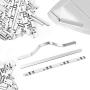 BathBull Aluminum Strips Nose Wire,Nose Bridge for Mask,90MM Metal Flat Nose Clips Nose Bridge Bracket DIY Wire (100PCS)