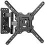 PERLESMITH Heavy Duty TV Wall Mount for Most 32-55 Inch Flat Curved TVs with Swivels Tilts & Extends - Full Motion TV Mount Fits LED, LCD, OLED 4K TVs Up to 88 lbs Max VESA 400x400