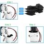 chuancheng Accessories Kit Set for Xiaomi Mijia M365 & Pro Series Electric Scooter Hook, Vibration Dampers 0.6mm 0.8mm 1.2mm, Rear Fender Support