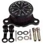 WOOSTAR Motorcycle Air Filter Made of CNC Metal Replacement for Harley Davidson Sportster XL883 XL1200 1988-2015 Air Cleaner