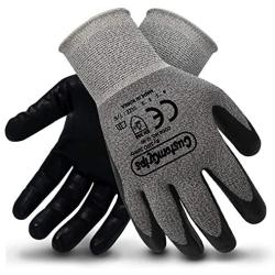 CustomGrips U30 Cut Resistant Work Gloves Level 4 Resistance, Nitrile Coated