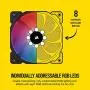 Corsair iCUE SP120 RGB Pro Performance 120mm Fan, Single Pack Corsair iCUE SP120 RGB Pro Performance 120mm Fan, Single Pack