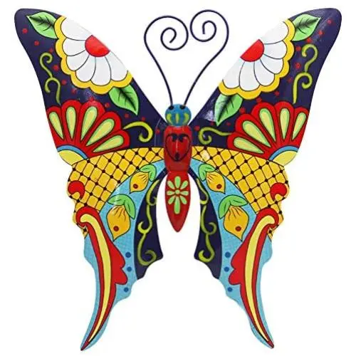 Juegoal Metal Wall Art Inspirational Butterfly Wall Decor Sculpture Hang Indoor Outdoor for Home, Bedroom, Living Room, Office, Garden Juegoal Metal Wall Art Inspirational Butterfly Wall Decor Sculpture Hang Indoor Outdoor for Home, Bedroom, Living Room, Office, Garden
