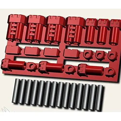 Plastic Add-On Detail Upgrade Parts Fits Bandai Hobby Gundam 1/100 MG Zaku Gundam Metal Tubes Plastic Add-On Detail Upgrade Parts Fits Bandai Hobby Gundam 1/100 MG Zaku Gundam Metal Tubes