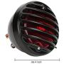 TUINCYN Red Motorcycle Tail Light with Black Heavy Duty Motorcycle 12V Brake Stop Running Light Indicators Blinkers Lights with License Plate Holder 1-Pack