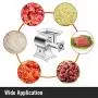 Happybuy Commercial Meat Grinder 550Lbs/Hour 1100W Electric Sausage Stuffer Stainless Steel 220 RPM 1.5HP for Industrial and Home Use, 550LB, Sliver Happybuy Commercial Meat Grinder 550Lbs/Hour 1100W Electric Sausage Stuffer Stainless Steel 220 RPM 1.5HP for Industrial and Home Use, 550LB, Sliver