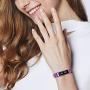 Meliya Metal Loop Bands Compatible with Fitbit Alta/Fitbit Alta HR, Stainless Steel Mesh Megnet Lock Replacement Wristbands for Women Men