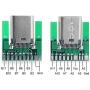 CY DIY 24pin USB 3.1 Type C Female Socket Connector SMT Type with PC Board