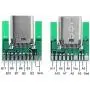 CY DIY 24pin USB 3.1 Type C Female Socket Connector SMT Type with PC Board