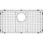 Serene Valley Sink Bottom Grid 26'' X 13'', Rear Drain with Corner Radius 3/8'', Sink Protector SVH2613R