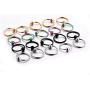 YC_jewelry 16G Surgical Steel Captive Bead Hoop CBR Earrings Belly Lip Eyebrow Nipple Helix Tragus Stud Body Piercing Jewelry